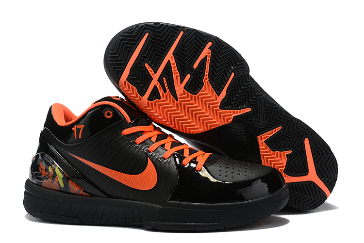 Nike Kobe 4 Black Orange Shoes